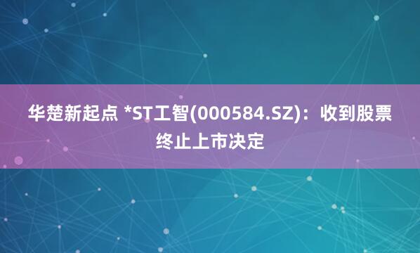 华楚新起点 *ST工智(000584.SZ)：收到股票终止上市决定